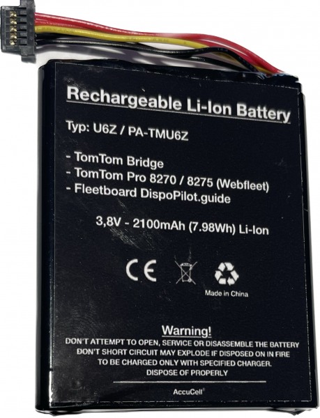 Batterij voor TomTom PRO 8275 Truck