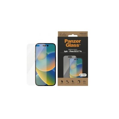 Screenprotector PanzerGlass voor iPhone 14 Pro Antibacterieel oppervlak